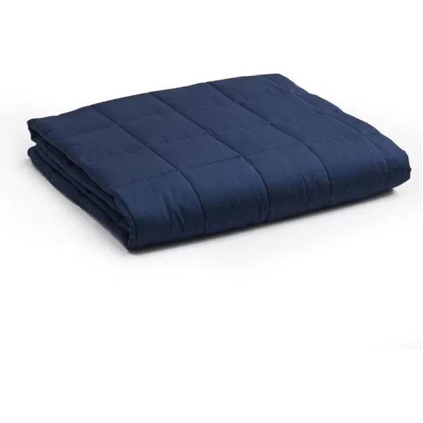 ZonLi Weighted Blanket 60x80 20lbs Queen Size Dark Grey for Adults High Breathability Heavy Blanket Soft Material with Premium Glass BeadsNavy Blue
