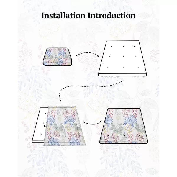 imageZonLi Futon Mattress Cover Twin Size for Traditional Japanese Floor Futon Mattress with ZipperTatami Floor Sleeping Mat CoverSuper Soft and Machine Washable 43x84LeavesWhite Flowers