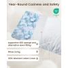 imageZonLi Full Body Pillow Soft ampamp Fluffy Long Pillow for Side Sleepers Pregnant Women ampamp Back Support Adjustable Memory Foam with Removable Washable Cover Sage Green 20 x 54Linen White