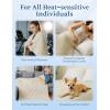 imageZonLi Cooling Blanket for Hot Sleepers 50quotx70quot QMax 05 Lightweight Cool Touch Breathable Summer Blanket for Night Sweats AllSeason Cold Blankets Mist GrayCreamy Beige