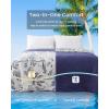 imageZonLi Cooling Blanket for Hot Sleepers 50quotx70quot QMax 05 Lightweight Cool Touch Breathable Summer Blanket for Night Sweats AllSeason Cold Blankets Mist GrayBeachside White