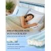 imageZonLi Cooling Blanket for Hot Sleepers 50quotx70quot QMax 05 Lightweight Cool Touch Breathable Summer Blanket for Night Sweats AllSeason Cold Blankets Mist GrayTropical Green