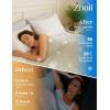imageZonLi Cooling Blanket for Hot Sleepers 50quotx70quot QMax 05 Lightweight Cool Touch Breathable Summer Blanket for Night Sweats AllSeason Cold Blankets Mist GrayCreamy Beige