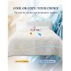 imageZonLi Cooling Blanket for Hot Sleepers 50quotx70quot QMax 05 Lightweight Cool Touch Breathable Summer Blanket for Night Sweats AllSeason Cold Blankets Mist GrayCreamy Beige