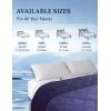 imageZonLi Cooling Blanket for Hot Sleepers 50quotx70quot QMax 05 Lightweight Cool Touch Breathable Summer Blanket for Night Sweats AllSeason Cold Blankets Mist GrayDusk Blue
