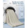 imageZonLi Cooling Blanket for Hot Sleepers 50quotx70quot QMax 05 Lightweight Cool Touch Breathable Summer Blanket for Night Sweats AllSeason Cold Blankets Mist GrayCreamy Beige