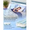 imageZonLi Cooling Blanket for Hot Sleepers 50quotx70quot QMax 05 Lightweight Cool Touch Breathable Summer Blanket for Night Sweats AllSeason Cold Blankets Mist GrayCoastal Blue