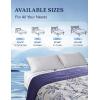 imageZonLi Cooling Blanket for Hot Sleepers 50quotx70quot QMax 05 Lightweight Cool Touch Breathable Summer Blanket for Night Sweats AllSeason Cold Blankets Mist GrayCoastal Blue