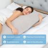 imageZonLi Cooling Body Pillow for Adults Long Pillow for Bed Firm Body Pillow for Side Sleeper Memory Foam Full Length Body Pillows Large 20x54 inch StripeGray