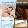 imageZonLi Cooling Body Pillow for Adults Long Pillow for Bed Firm Body Pillow for Side Sleeper Memory Foam Full Length Body Pillows Large 20x54 inch StripeGray
