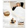 imageZonLi Memory Foam Body Pillow for Adults Long Pillow for Bed Firm Body Pillow for Side Sleeper Elegant Quilted Full Length Body Pillows Large 20x54 inch WhiteSandstone Beige