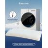 imageZonLi Memory Foam Body Pillow for Adults Long Pillow for Bed Firm Body Pillow for Side Sleeper Elegant Quilted Full Length Body Pillows Large 20x54 inch WhiteWhite