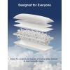imageZonLi Memory Foam Body Pillow for Adults Long Pillow for Bed Firm Body Pillow for Side Sleeper Elegant Quilted Full Length Body Pillows Large 20x54 inch WhiteWhite