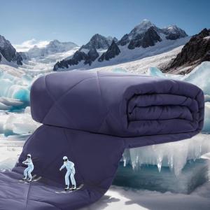 imageZonLi Cooling Blanket for Hot Sleepers 50quotx70quot QMax 05 Lightweight Cool Touch Breathable Summer Blanket for Night Sweats AllSeason Cold Blankets Mist GrayDusk Blue