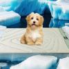 imageZonLi Dog Cooling Mat 20quot x 16quotSmall Waterproof Cooling Pad for Cats ampamp Rabbits Portable ampamp Durable Pet Mat for Crate Trunk Camping Outdoors Machine Washable Ice GreenIce Green