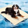 imageZonLi Dog Cooling Mat 20quot x 16quotSmall Waterproof Cooling Pad for Cats ampamp Rabbits Portable ampamp Durable Pet Mat for Crate Trunk Camping Outdoors Machine Washable Ice GreenGlacier Pink