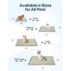 imageZonLi Dog Cooling Mat 20quot x 16quotSmall Waterproof Cooling Pad for Cats ampamp Rabbits Portable ampamp Durable Pet Mat for Crate Trunk Camping Outdoors Machine Washable Ice GreenIce Green