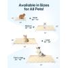 imageZonLi Dog Cooling Mat 20quot x 16quotSmall Waterproof Cooling Pad for Cats ampamp Rabbits Portable ampamp Durable Pet Mat for Crate Trunk Camping Outdoors Machine Washable Ice GreenGlacier Pink