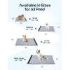 imageZonLi Dog Cooling Mat 20quot x 16quotSmall Waterproof Cooling Pad for Cats ampamp Rabbits Portable ampamp Durable Pet Mat for Crate Trunk Camping Outdoors Machine Washable Ice GreenTidal Blue