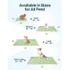 imageZonLi Dog Cooling Mat 20quot x 16quotSmall Waterproof Cooling Pad for Cats ampamp Rabbits Portable ampamp Durable Pet Mat for Crate Trunk Camping Outdoors Machine Washable Ice GreenSage Green