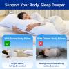 imageSyrinx Memory Foam Body Pillow Insert for AdultsSoft Surface Firm Full Body Pillow for Side SleeperLong Pillow for Bed  20x54 InchWhiteWhite