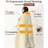 imageZonLi Heated Blanket Portable Battery Operated Blanket 10000mAh Large 50quotx60quot Cordless Rechargeable Electric Throw for Adults Camping Car Travel ampamp Home UseBeige