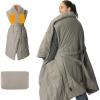 imageZonli Heated Blanket Battery Operated for Outdoor Use  Fashionable Cordless Portable Electric Blanket with Rechargeable 10000mAh Battery  Wearable Heated Vest for WomenBlackLight Gray
