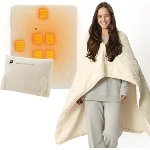 imageZonLi Heated Blanket Portable Battery Operated Blanket 10000mAh Large 50quotx60quot Cordless Rechargeable Electric Throw for Adults Camping Car Travel ampamp Home UseBeige