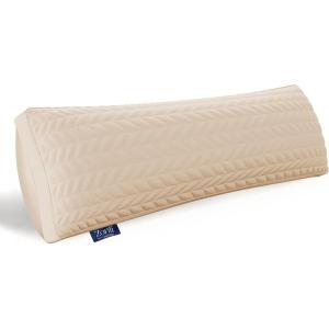 imageZonLi Memory Foam Body Pillow for Adults with Removable PillowcaseLong Pillow for Bed Ideal for Side Sleepers20x54 inchesDark GreyKhaki