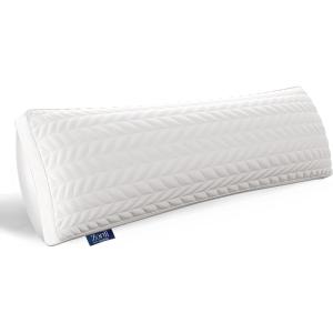 imageZonLi Memory Foam Body Pillow for Adults with Removable PillowcaseLong Pillow for Bed Ideal for Side Sleepers20x54 inchesDark GreyWhite