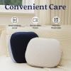 imageZonLi Weighted Pillow for Adults Hugger Pillow for Sensory Needs Memory Foam Sensory Body Pillows Soothe Stress or Anxiety The Perfect Sleep aid for a Sensory Room 65lbs Navy BlueNavy Blue