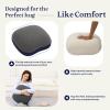 imageZonLi Weighted Pillow for Adults Hugger Pillow for Sensory Needs Memory Foam Sensory Body Pillows Soothe Stress or Anxiety The Perfect Sleep aid for a Sensory Room 65lbs Navy BlueGray