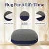 imageZonLi Weighted Pillow for Adults Hugger Pillow for Sensory Needs Memory Foam Sensory Body Pillows Soothe Stress or Anxiety The Perfect Sleep aid for a Sensory Room 65lbs Navy BlueGray
