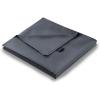imageZonLi Duvet Cover for Weighted Blanket Grey 60 x 80 Breathable Soft Duvet Cover Queen Size Removable Cooling Comforter Cover for All SeasonDark Grey