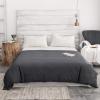 imageZonLi Duvet Cover for Weighted Blanket Grey 60 x 80 Breathable Soft Duvet Cover Queen Size Removable Cooling Comforter Cover for All SeasonDark Grey