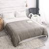 imageZonLi Duvet Cover for Weighted Blanket Grey 60 x 80 Breathable Soft Duvet Cover Queen Size Removable Cooling Comforter Cover for All SeasonKhaki