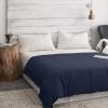 imageZonLi Duvet Cover for Weighted Blanket Grey 60 x 80 Breathable Soft Duvet Cover Queen Size Removable Cooling Comforter Cover for All SeasonNavy Blue