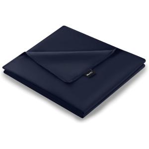 imageZonLi Duvet Cover for Weighted Blanket Grey 60 x 80 Breathable Soft Duvet Cover Queen Size Removable Cooling Comforter Cover for All SeasonNavy Blue