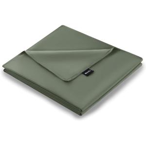 imageZonLi Duvet Cover for Weighted Blanket Grey 60 x 80 Breathable Soft Duvet Cover Queen Size Removable Cooling Comforter Cover for All SeasonNew Green