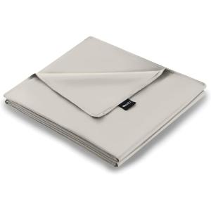 imageZonLi Duvet Cover for Weighted Blanket Grey 60 x 80 Breathable Soft Duvet Cover Queen Size Removable Cooling Comforter Cover for All SeasonWhite Gray