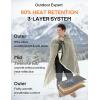 imageZonLi ZWalk Battery Operated Heated BlanketRechargeable 12v Portable Heated Blanket with 3 Heating LevelsIncludes 20000mAh Power Bankfor CampingCarStadiumOutdoorsGreyGray