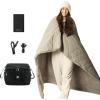 imageZonLi ZWalk Battery Operated Heated BlanketRechargeable 12v Portable Heated Blanket with 3 Heating LevelsIncludes 20000mAh Power Bankfor CampingCarStadiumOutdoorsGreyGray