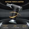 imageRAVS Butane Torch Kitchen Torch Lighter for Creme Brulee BBQ Desserts Food Torch for Cooking Baking DIY Soldering Culinary Torch with Adjustable Flame and Safety Lock Butane Not IncludedBlack