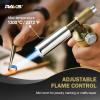imageRAVS 2 Flame Mode Butane Torch Lighter Refillable Kitchen Torch with Adjustable Flame and Safety Buckle Yellow Jewelry Torch for Welding Resin Art Industrial Butane Fuel not IncludeRBT076A