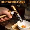 imageRAVS Butane Torch Lighter Refillable Kitchen Torch for Creme Brulee with Adjustable Flame Copper Torch for Jewelry Making with Pinpoint Flame Copper Soldering Torches for Resin Art Craft