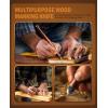imageravs Double Bevel Striking Marking Knife Woodworking and Leather Sheath Premium Rosewood Handle Scribing Knife with High Carbon Steel Blade for All Sorts of WoodBlack