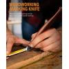 imageravs Double Bevel Striking Marking Knife Woodworking and Leather Sheath Premium Rosewood Handle Scribing Knife with High Carbon Steel Blade for All Sorts of WoodBlack