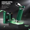 imageRAVS Butane Torch Lighter Creme Brulee Torch with Adjustable Flame Kitchen Torch for Baking BBQ DIY Christmas Gifts Stocking Stuffers Gifts for Women Orange Butane Gas Not IncludedEmerald Green