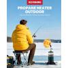 imageRavs Portable Propane Heater for Camping 6500btu Outdoor Tent Heater with Foldable Tank Holder MultiAngle Adjustment Golf Cart Heater for Hiking Ice Fishing Hunting Backyard Fuel not IncludedM003HAT