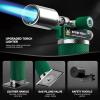 imageRAVS Butane Torch Lighter Kitchen Torch with Adjustable Flame Cooking Torch for Creme Brulee BBQ DIY Christmas Gifts Stocking Stuffers Gifts for Women Brown Butane Gas Not IncludedEmerald Green